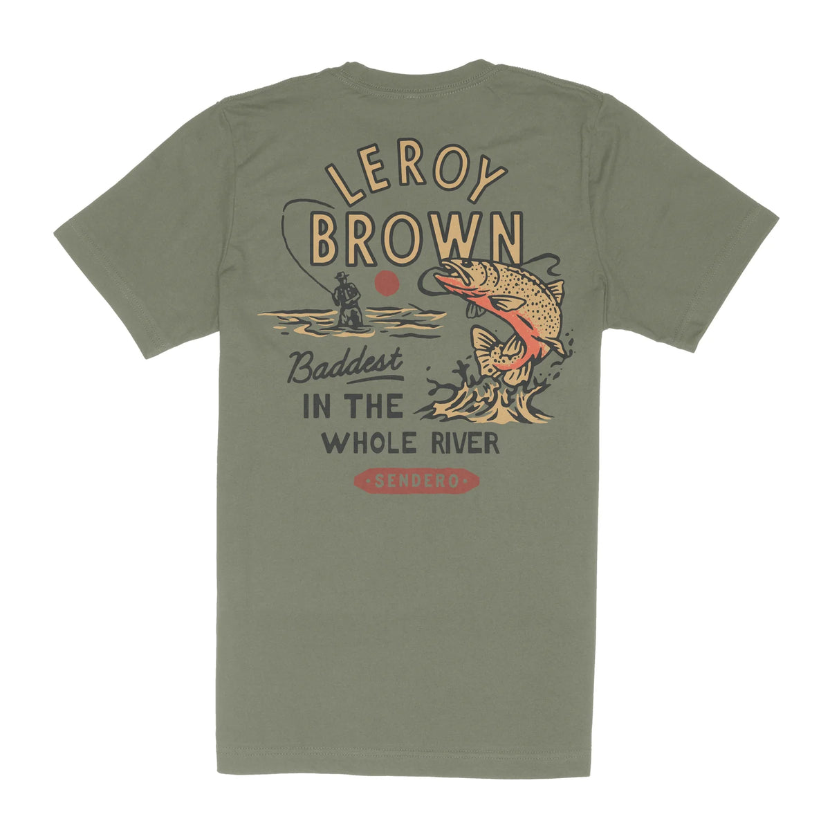 LEROY BROWN T-SHIRT Sage
