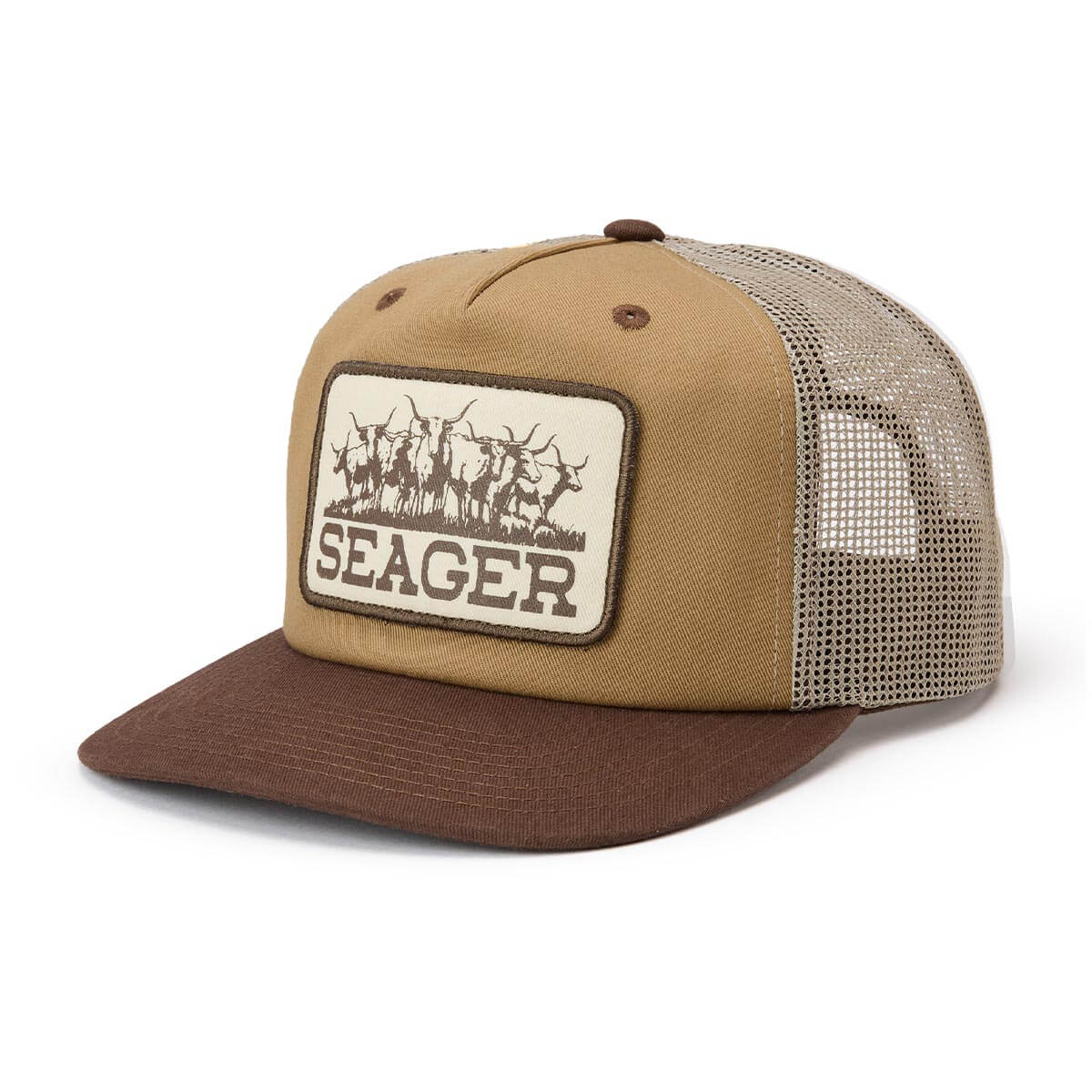 Herd Snapback Trucker/Tan/Brown