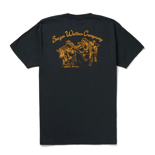 Seager Los Rios Tee Vintage Black